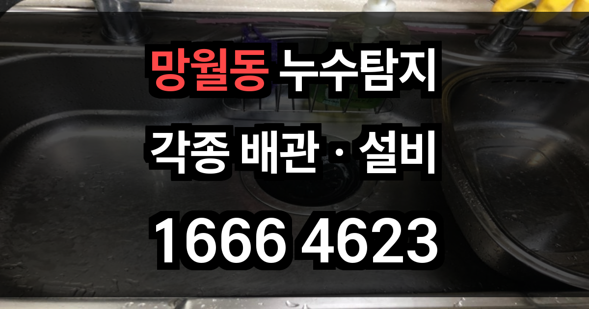 망월동 누수탐지