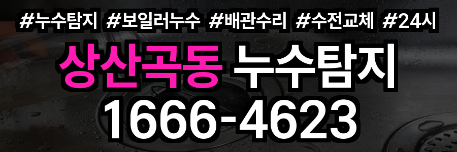 상산곡동 누수탐지
