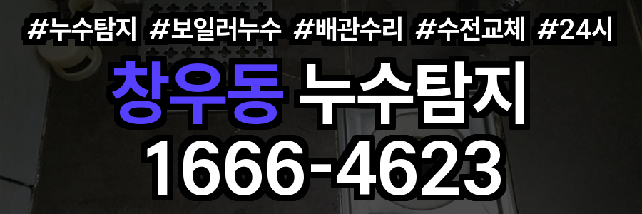 창우동 누수탐지