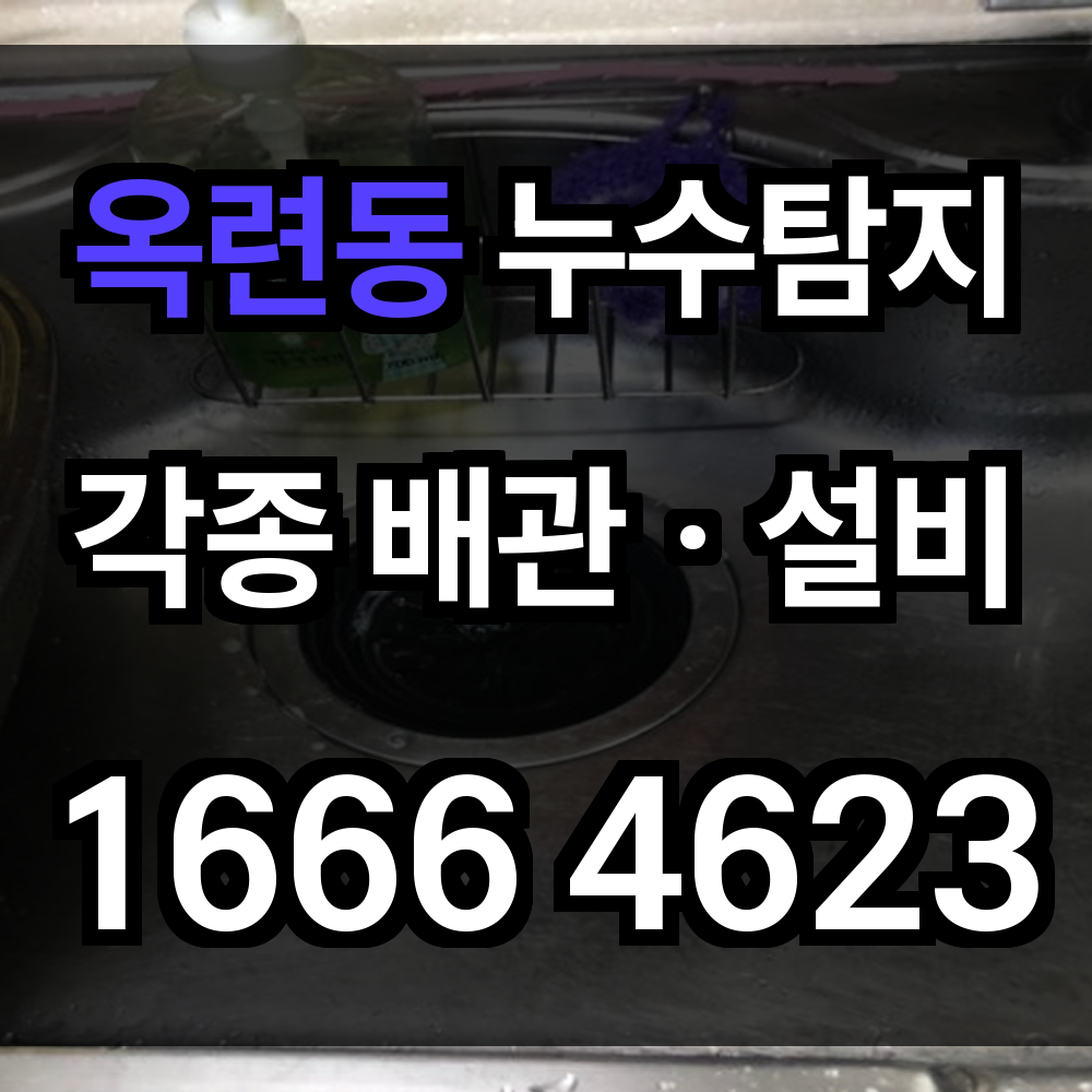 옥련동 누수탐지