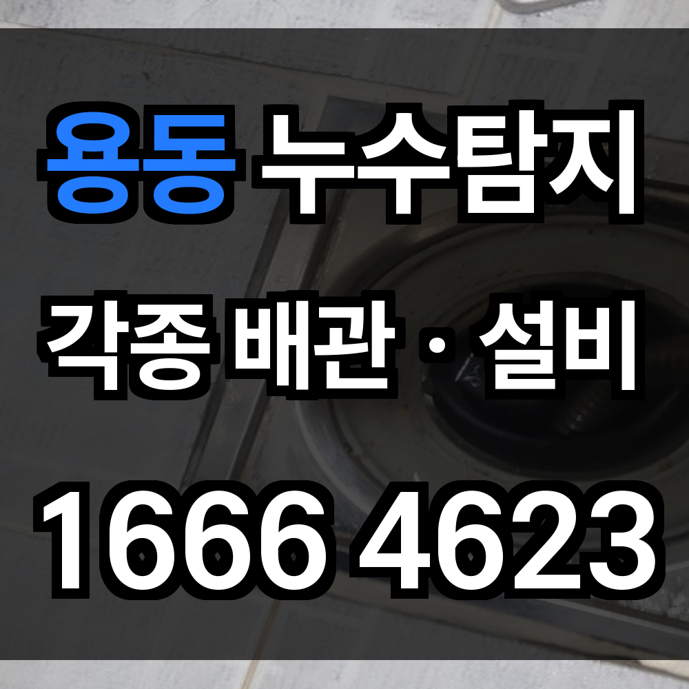 용동 누수탐지