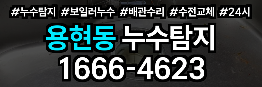 용현동 누수탐지