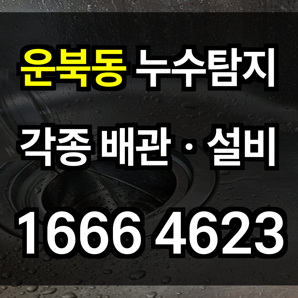 운북동 누수탐지