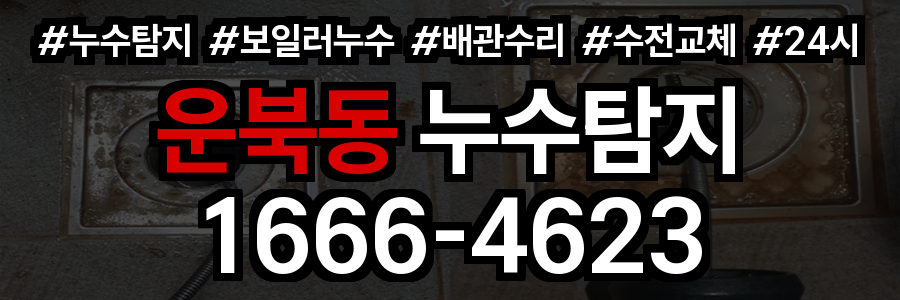 운북동 누수탐지