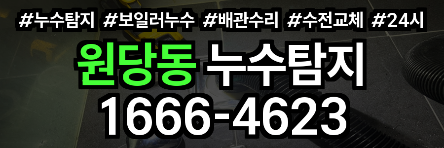 원당동 누수탐지