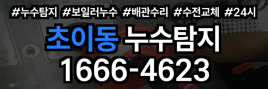 초이동 누수탐지