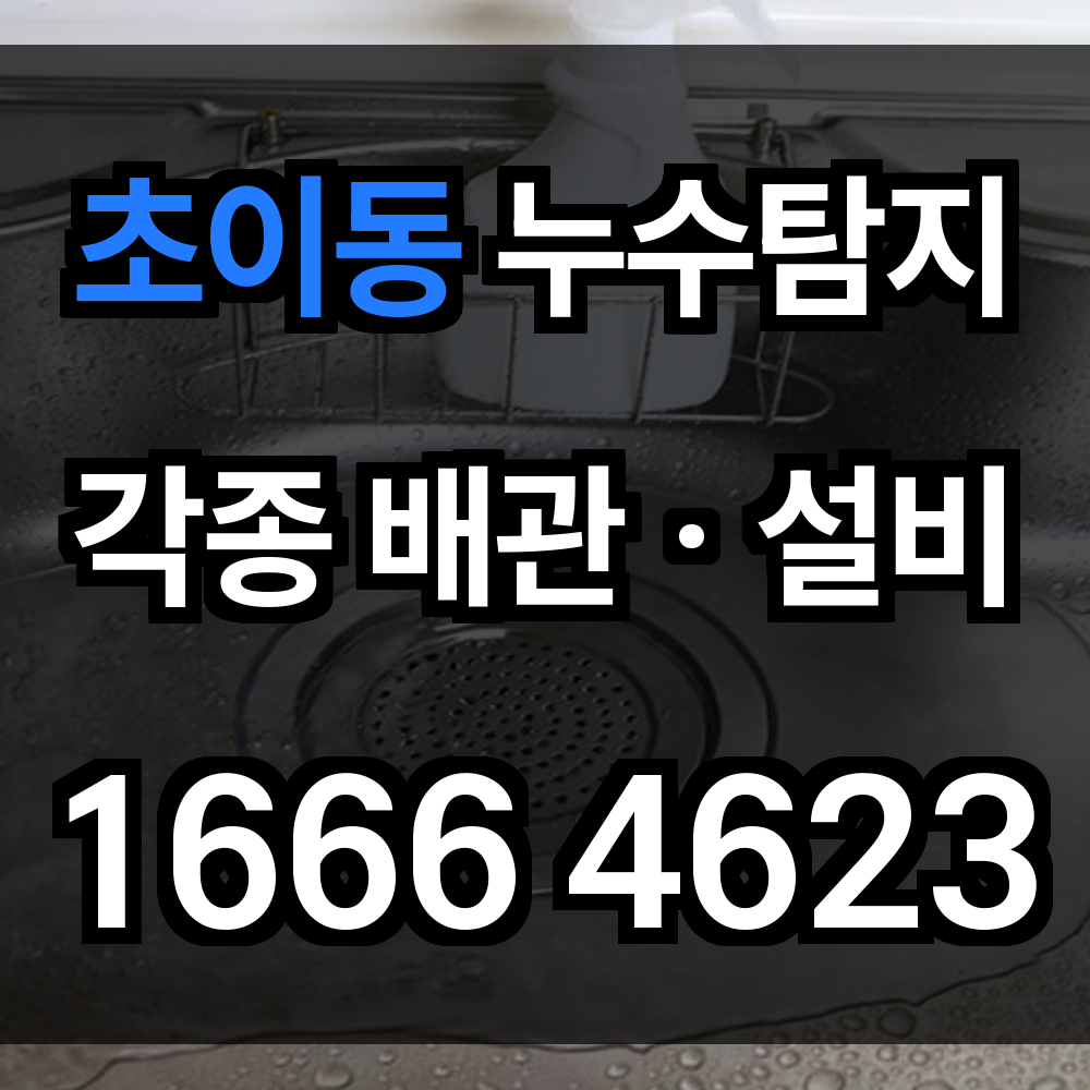 초이동 누수탐지