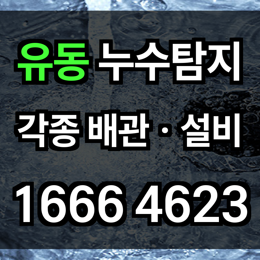 유동 누수탐지