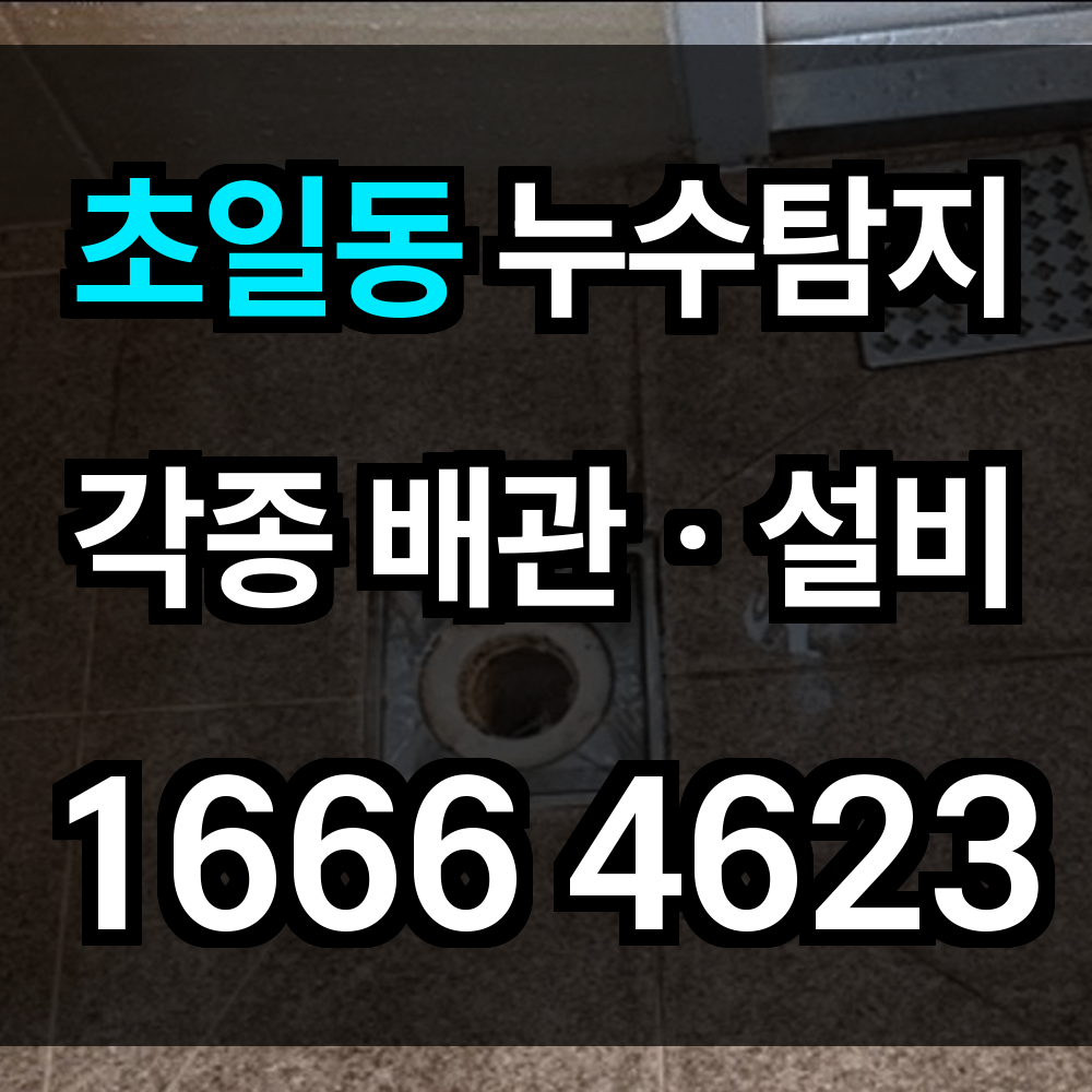 초일동 누수탐지