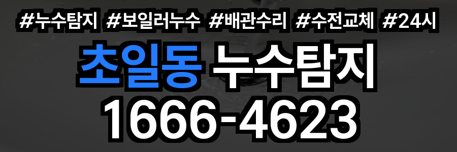 초일동 누수탐지