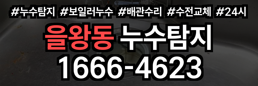 을왕동 누수탐지