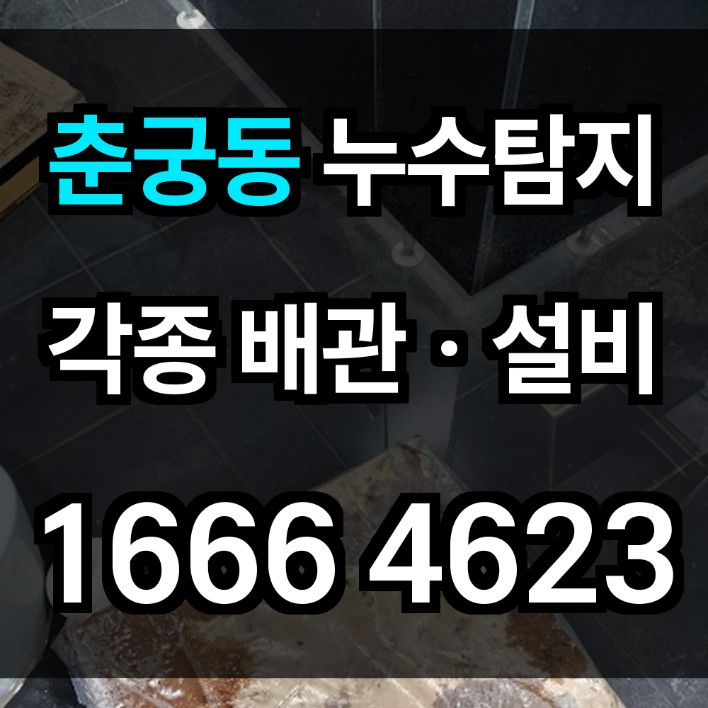 춘궁동 누수탐지