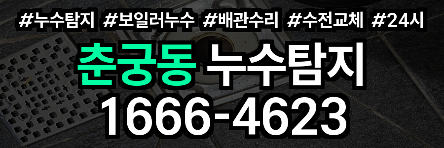 춘궁동 누수탐지