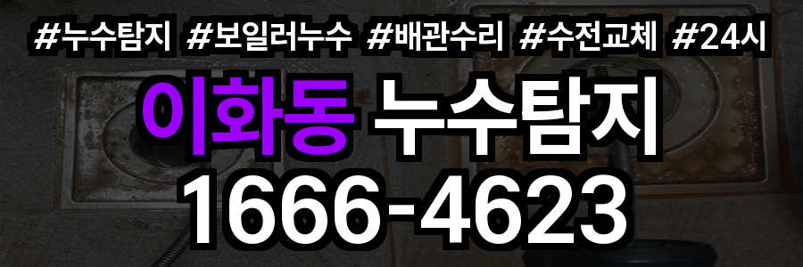 이화동 누수탐지