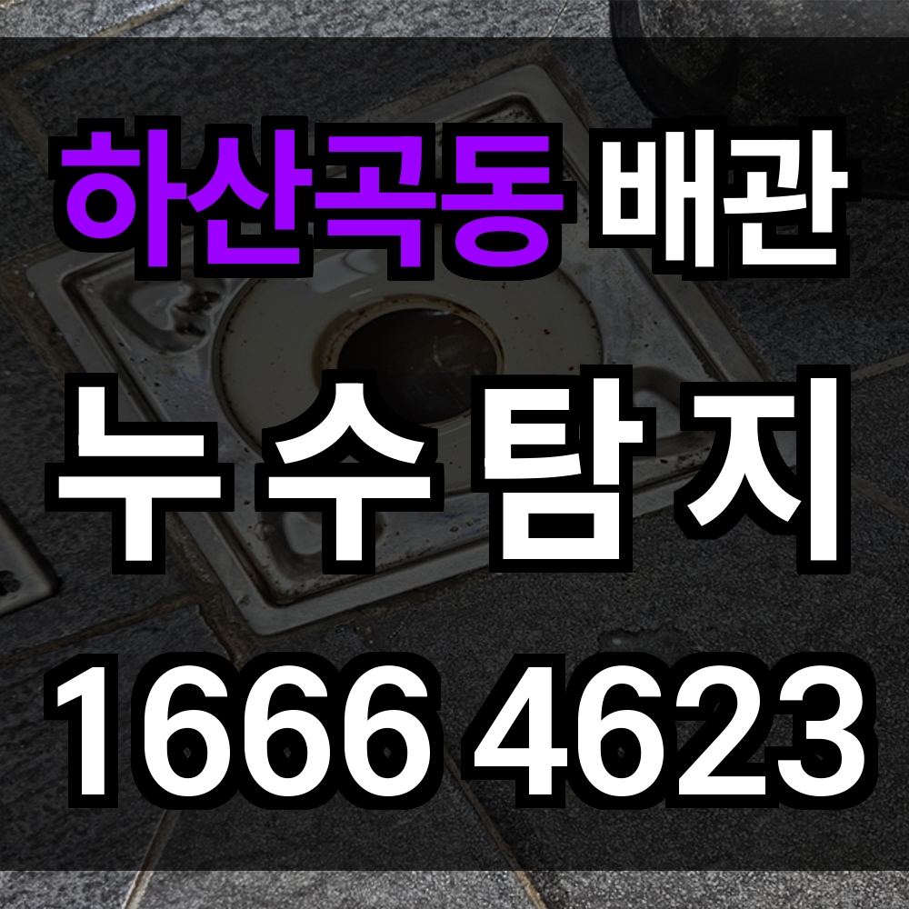 하산곡동 누수탐지
