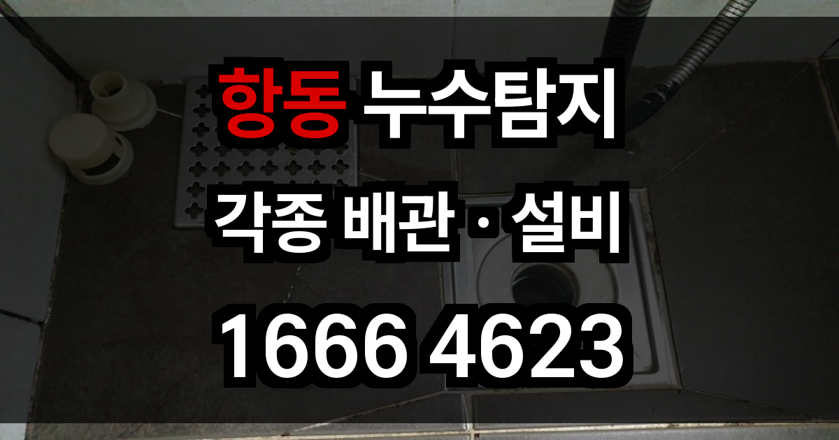 항동 누수탐지