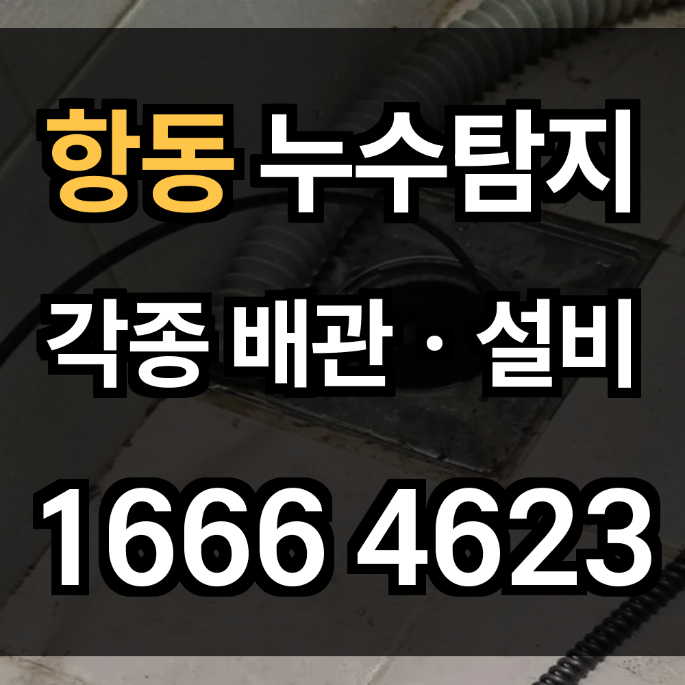 항동 누수탐지