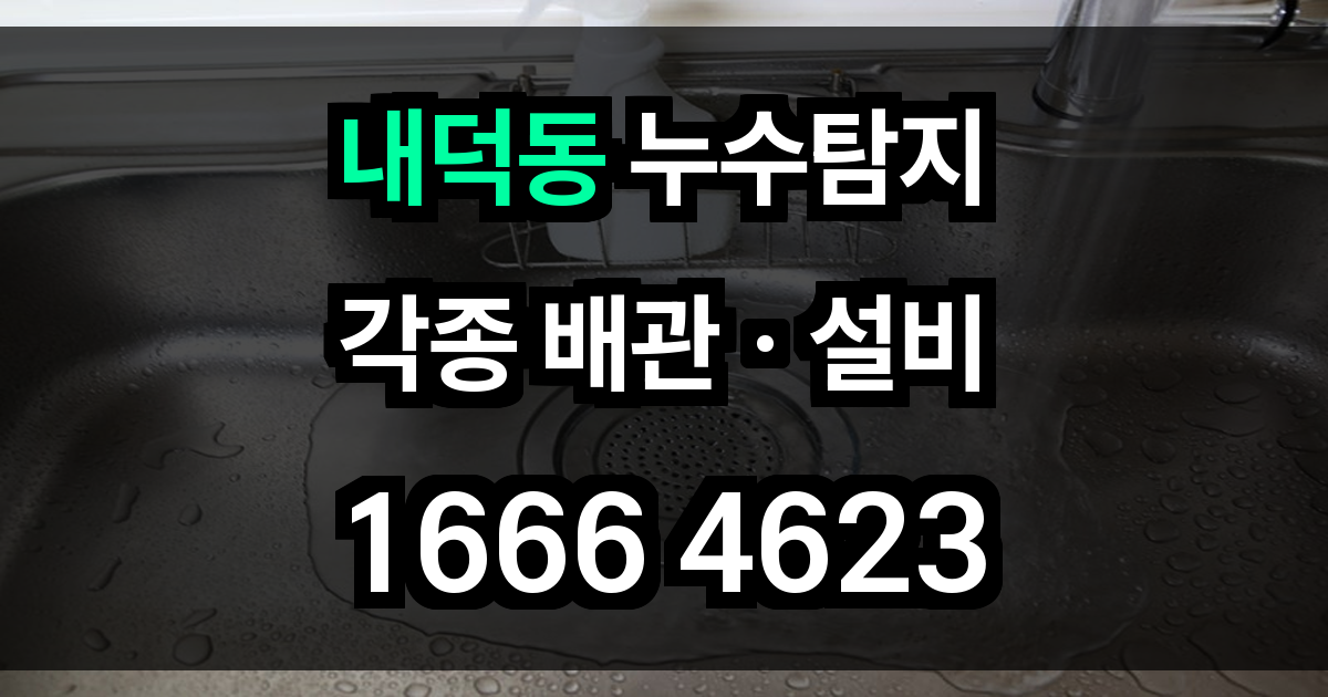 내덕동 누수탐지