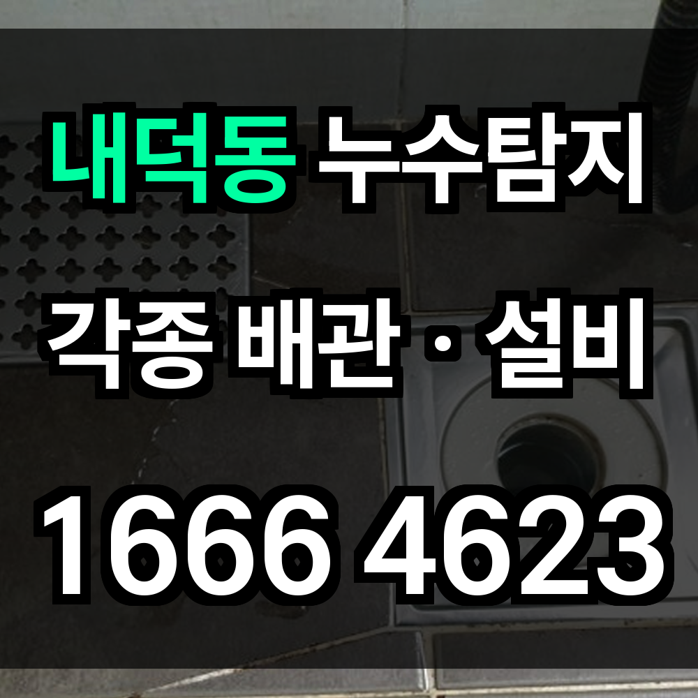 내덕동 누수탐지