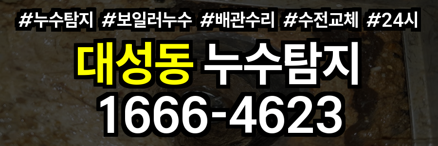 대성동 누수탐지