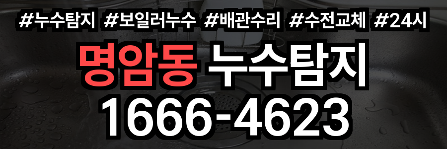 명암동 누수탐지