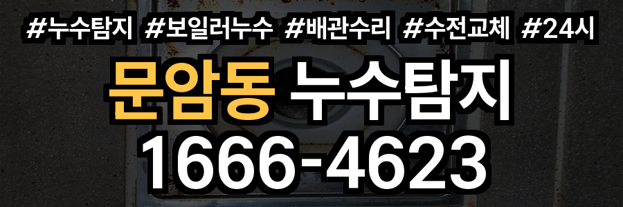 문암동 누수탐지