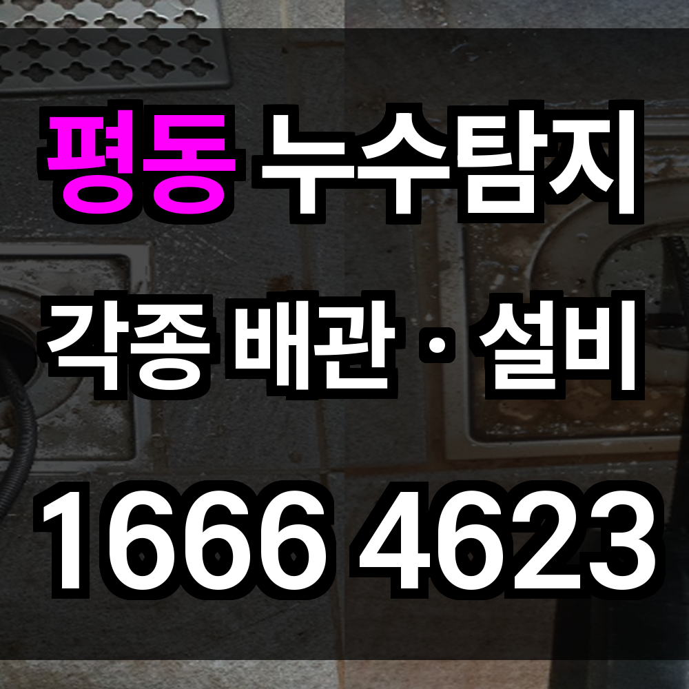 평동 누수탐지