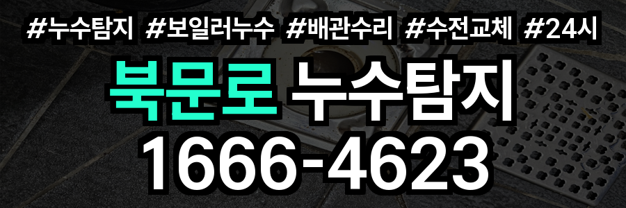 북문로 누수탐지