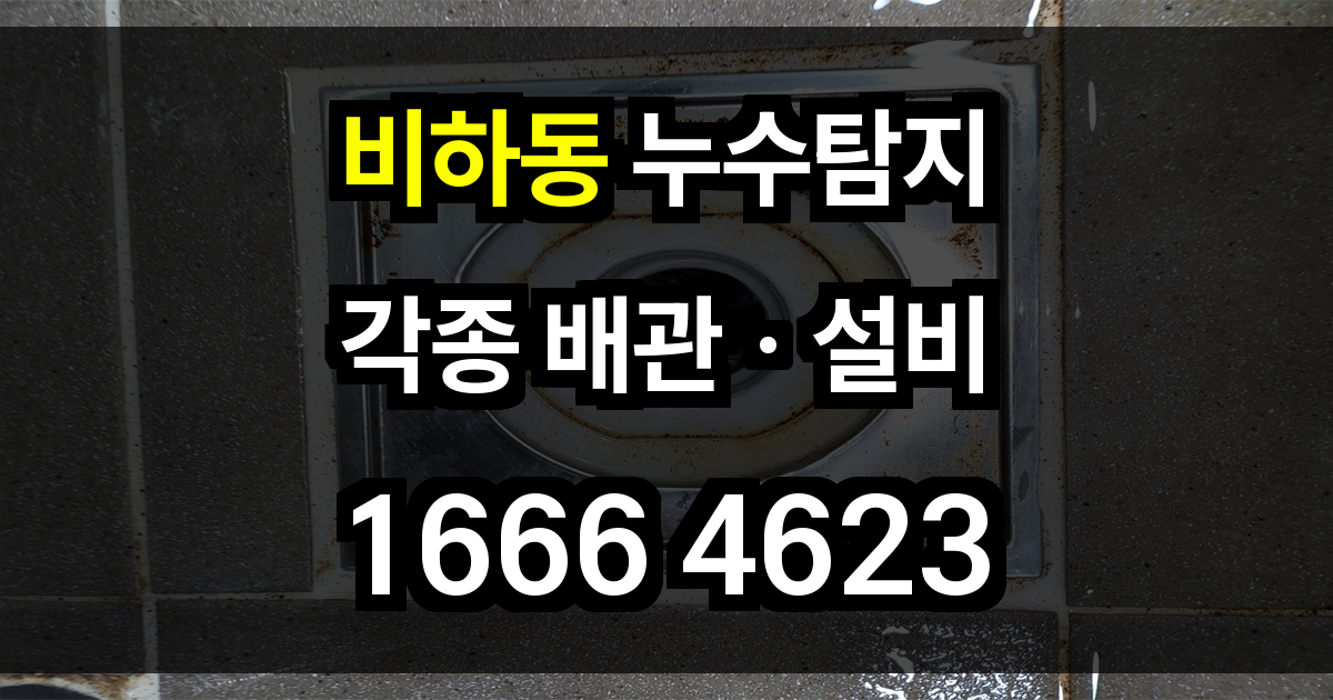 비하동 누수탐지