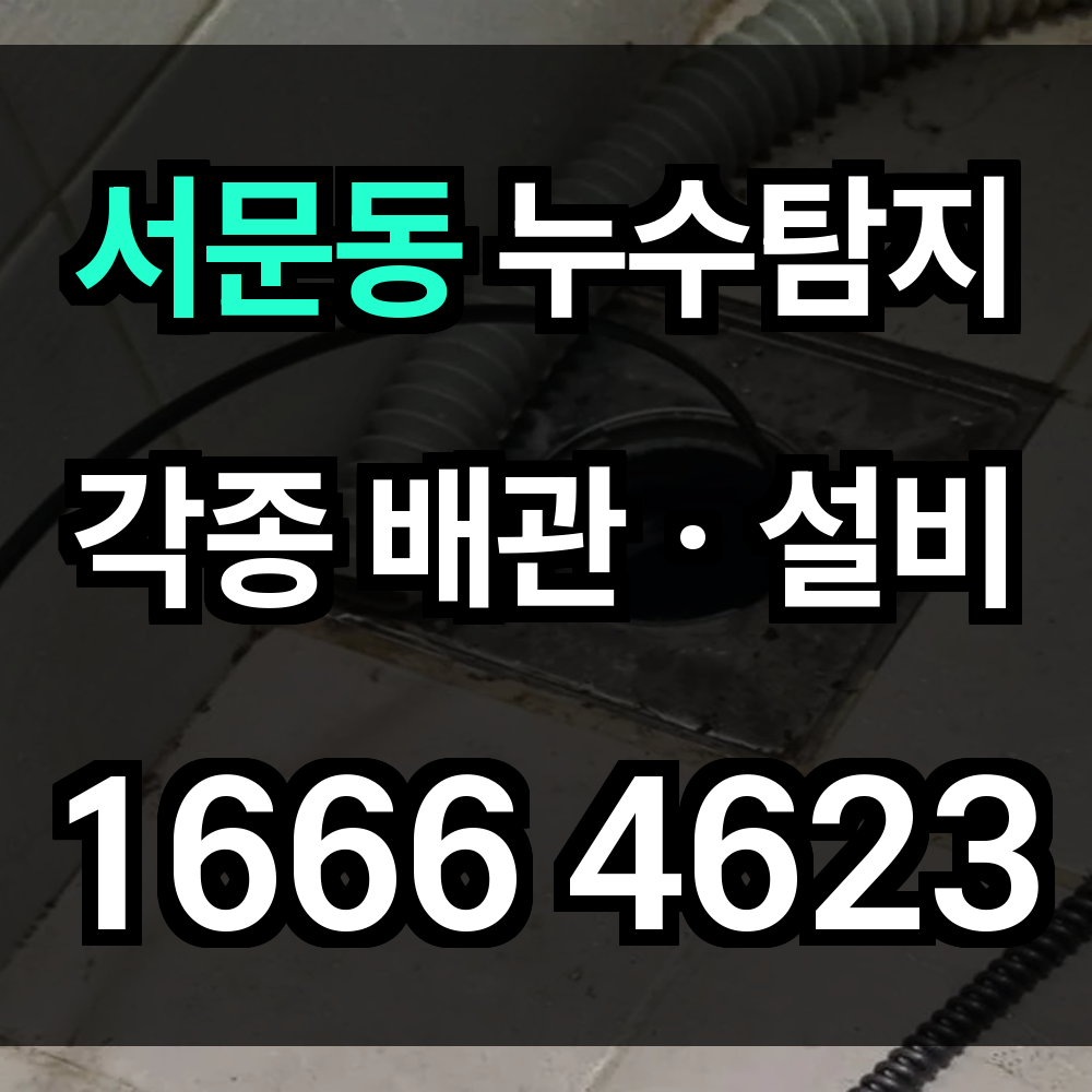 서문동 누수탐지