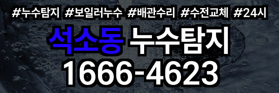 석소동 누수탐지
