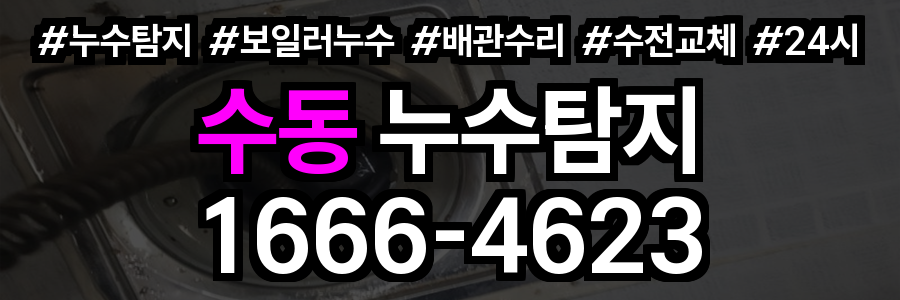 수동 누수탐지