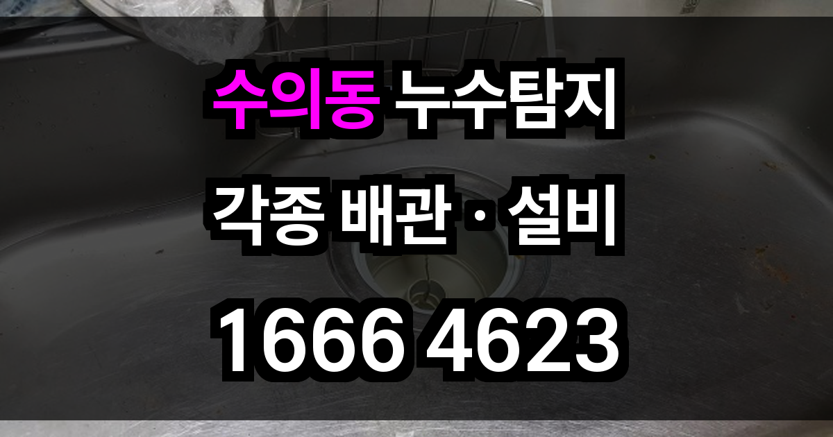 수의동 누수탐지