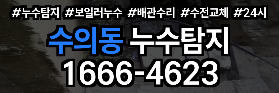 수의동 누수탐지