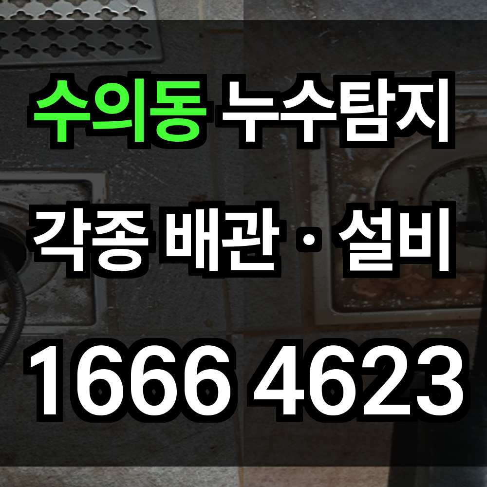 수의동 누수탐지