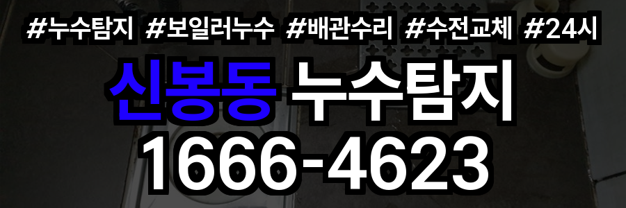 신봉동 누수탐지