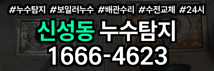 신성동 누수탐지