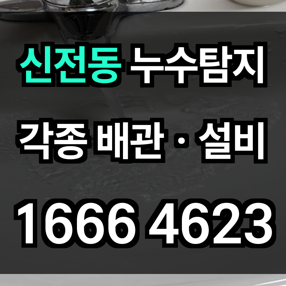 신전동 누수탐지