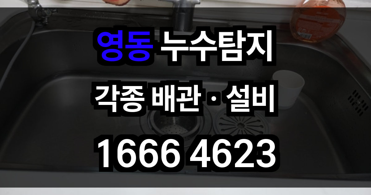영동 누수탐지