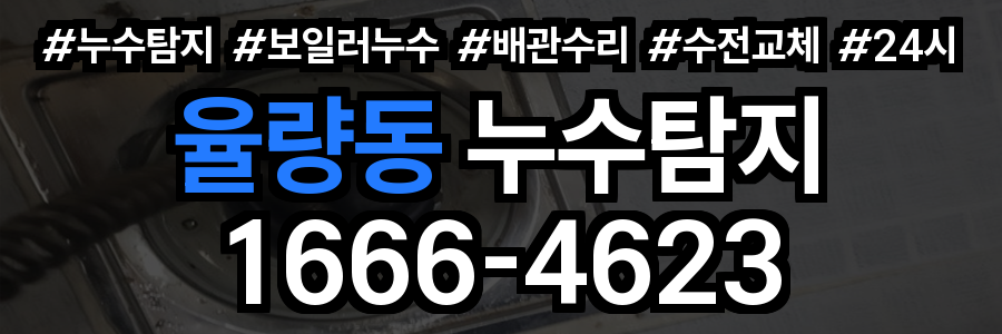 율량동 누수탐지