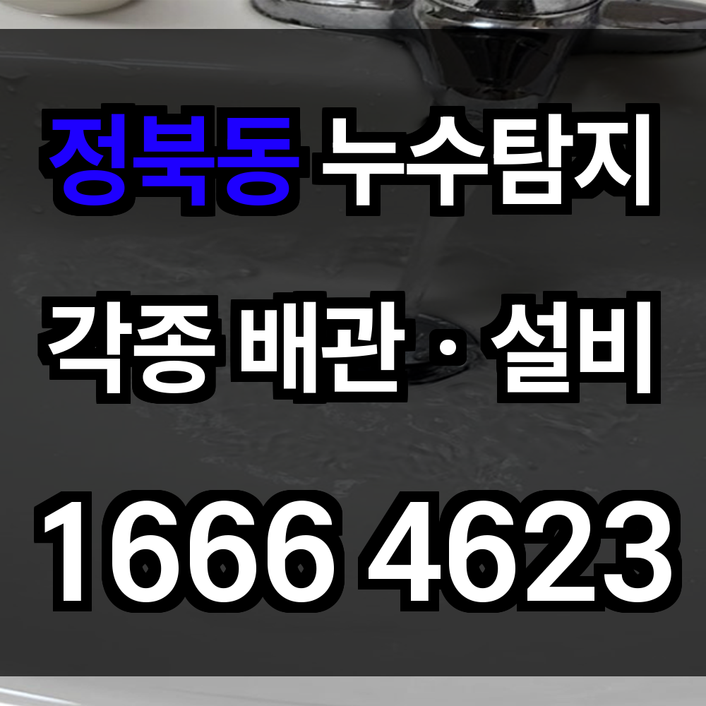 정북동 누수탐지