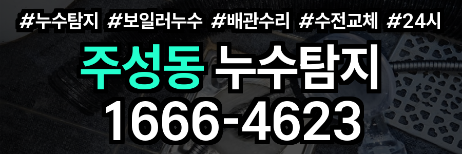 주성동 누수탐지