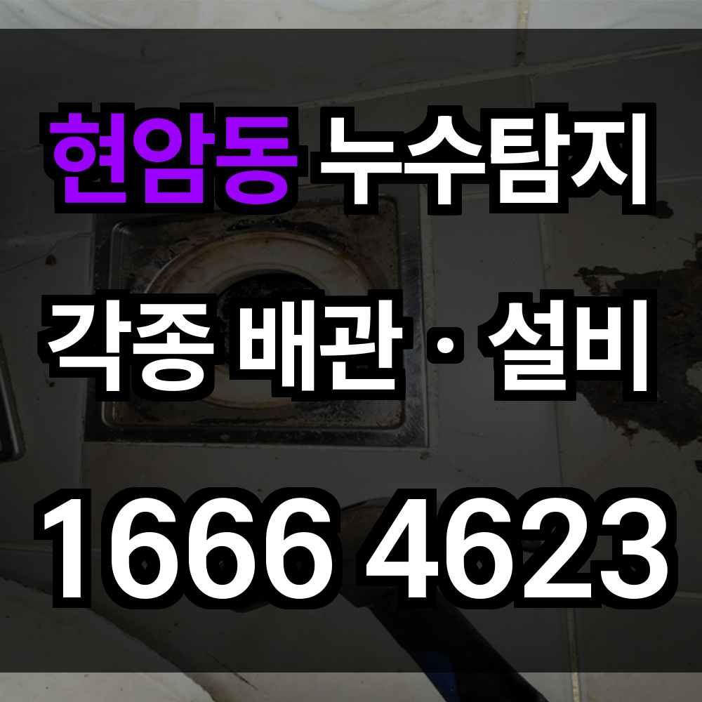 현암동 누수탐지 정밀 진단으로 더 이상 새는 걱정은 없습니다