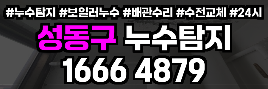성동구 누수탐지