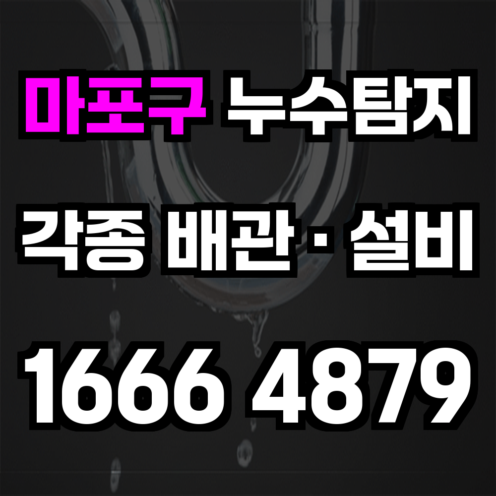 마포구 누수탐지 다양한 건물 환경에 맞춘 해체 없는 정밀 진단