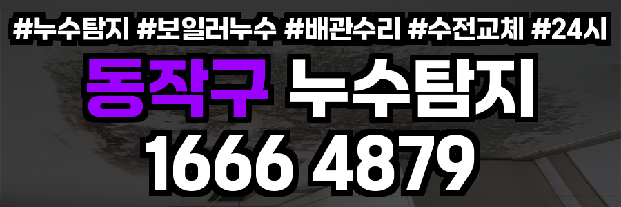 동작구 누수탐지
