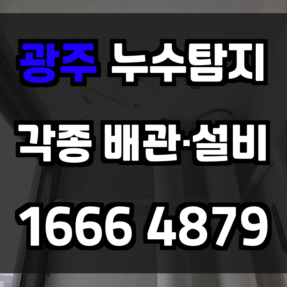 광주 누수탐지 조용한 침투도 놓치지 않는 정밀한 탐지 서비스