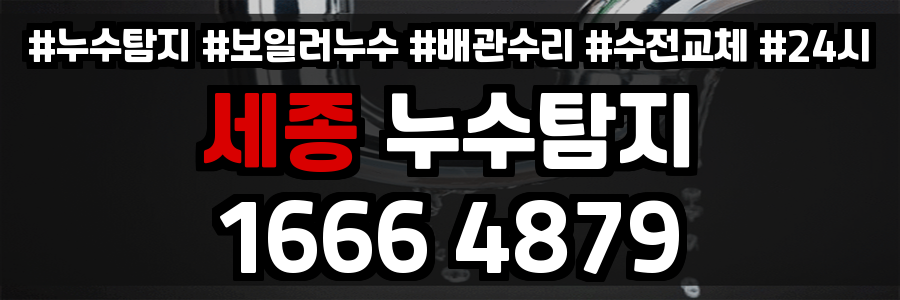 세종 누수탐지