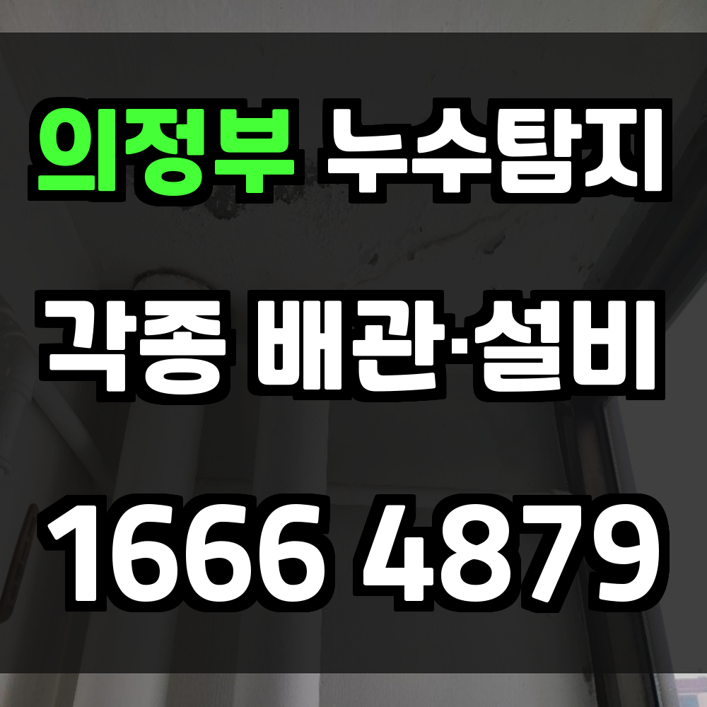 의정부 누수탐지 건축 유형별로 정밀하게 진단합니다