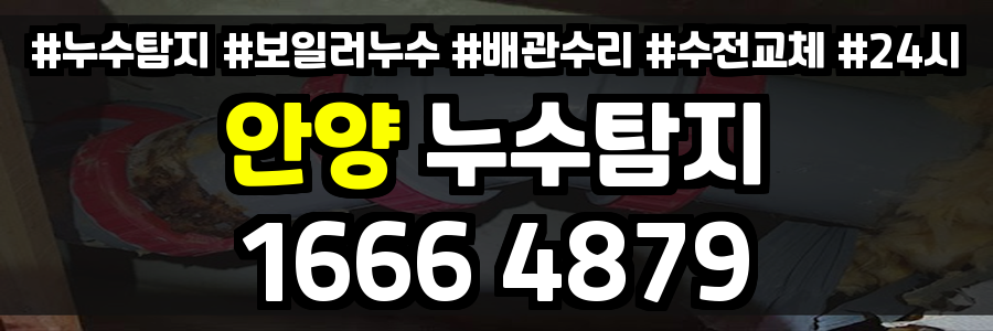 안양 누수탐지